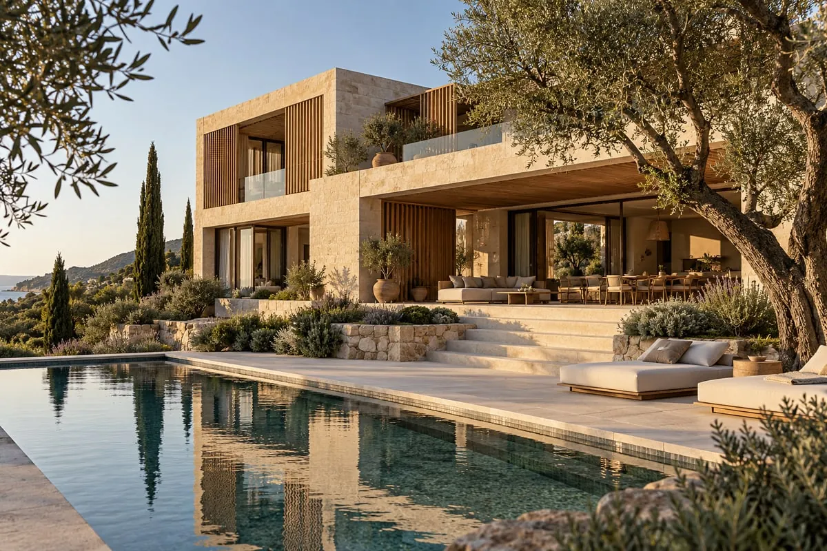 Casa terminada con terraza, jardín y piscina